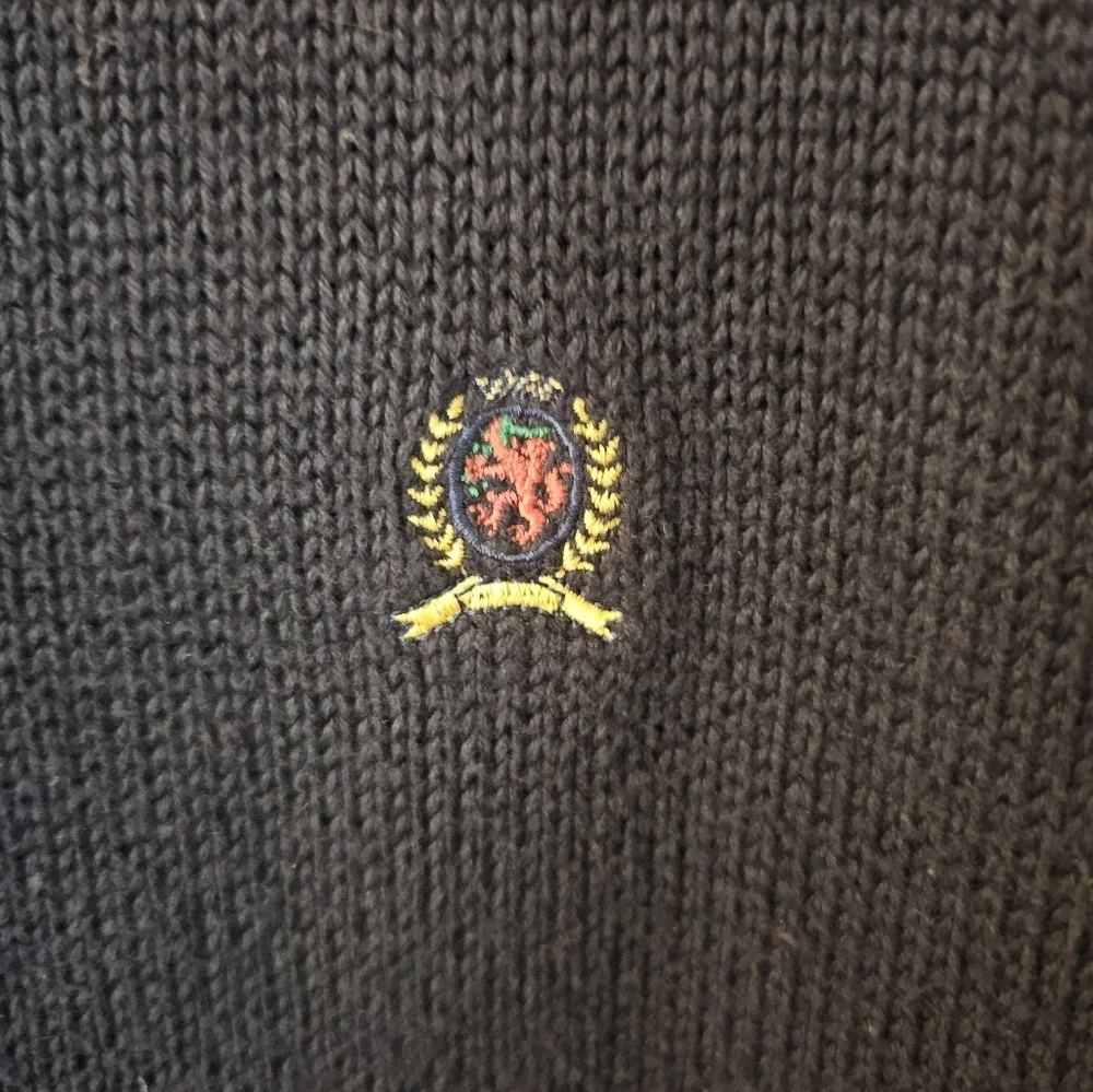Tommy Hilfiger Mens Blue Knit Long Sleeve Sweater Size XL